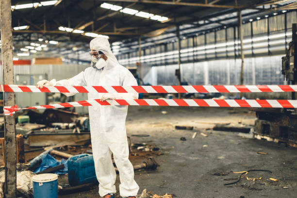 Professional Infectious Disease Decontamination technician working in Salida, CA